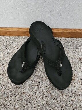 Reef CUSHIES Black Flip Flop Sandals